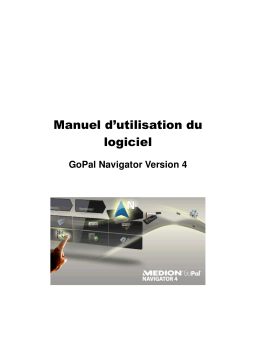 Medion GOPAL NAVIGATOR 4.1 ME Manuel utilisateur