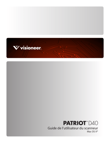 Mode d'emploi | Visioneer Patriot D40 Manuel utilisateur | Fixfr