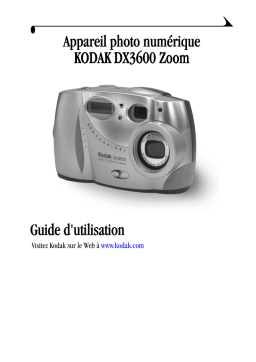 Kodak EasyShare DX3600 Zoom Manuel utilisateur