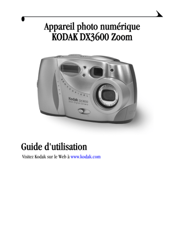 Mode d'emploi | Kodak EasyShare DX3600 Zoom Manuel utilisateur | Fixfr