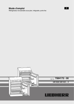 Liebherr UIK 1620 COMFORT Manuel utilisateur