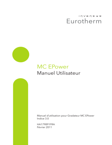 Eurotherm EPower MC Manuel du propriétaire | Fixfr