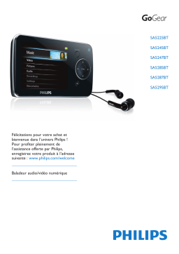 Philips SA5295BT Mode d'emploi