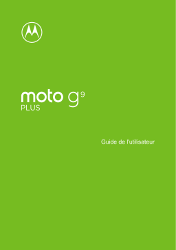 Motorola MOTO G9 Plus Manuel utilisateur