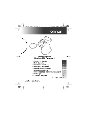 Manuel du propriétaire | Omron M1 Compact - HEM-4022-E Manuel utilisateur | Fixfr