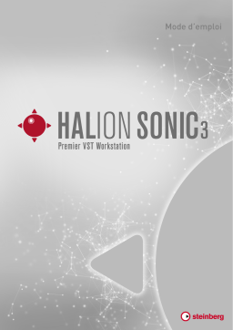 Steinberg HALion Sonic 3 Mode d'emploi