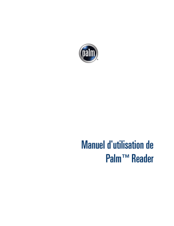 Manuel du propriétaire | Palm TUNGSTEN C READER Manuel utilisateur | Fixfr