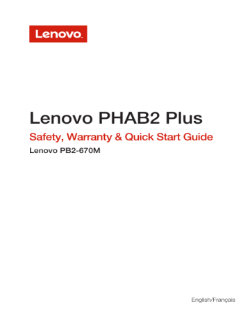 Mode d'emploi | Lenovo Phab 2 Plus Manuel utilisateur | Fixfr
