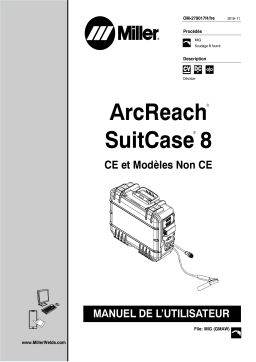 Miller ARCREACH SUITCASE 8 Manuel utilisateur