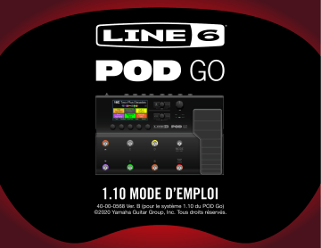 Line 6 POD Go Manuel du propriétaire | Fixfr