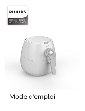 Manuel du propriétaire | Philips HD9212 Airfryer Manuel utilisateur | Fixfr