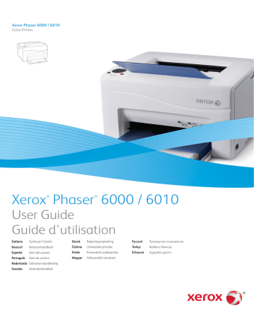 Manuel du propriétaire | Xerox PHASER 6010 Manuel utilisateur | Fixfr