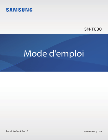 SM-T830 | Samsung Galaxy Tab S4 Mode d'emploi | Fixfr