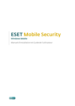 ESET MOBILE SECURITY Manuel utilisateur