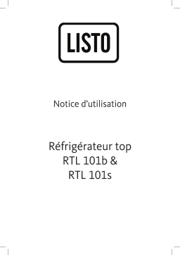 Listo RTL101BRTL101S Manuel utilisateur