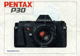 Pentax Série P30 Manuel utilisateur