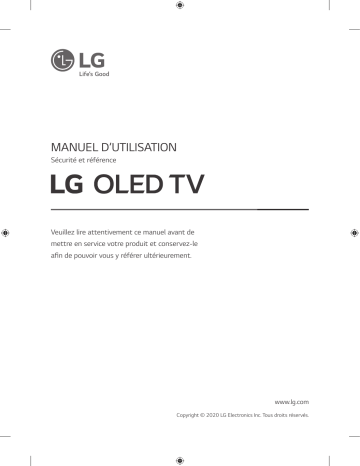 OLED55CXPVA | OLED77CXPVA | LG OLED65CXPVA Manuel du propriétaire | Fixfr