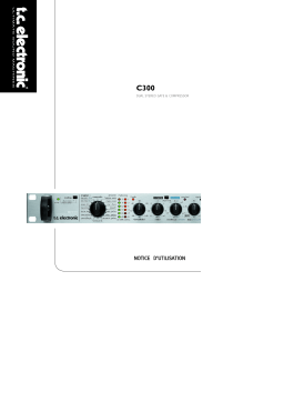 TC Electronic C300 Manuel utilisateur