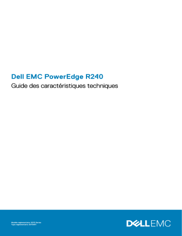 Dell PowerEdge R240 server Manuel du propriétaire | Fixfr