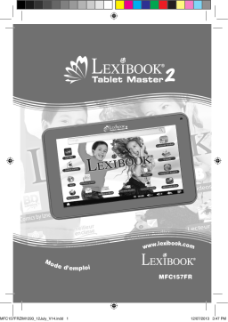 Lexibook Tablet Master 2 MFC157FRZ Manuel utilisateur