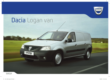 Manuel du propriétaire | Dacia LOGAN VAN Manuel utilisateur | Fixfr