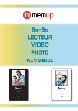 MEMUP Senso Manuel utilisateur