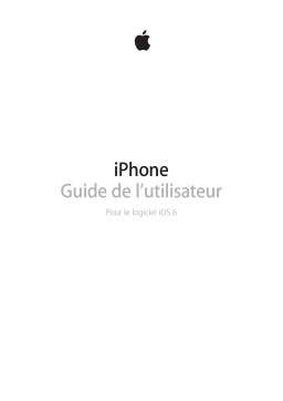 Apple IPHONE 5 16 GO Manuel utilisateur