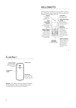 Motorola C118 Manuel utilisateur