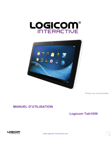 Manuel du propriétaire | Logicom TAB1050 Manuel utilisateur | Fixfr