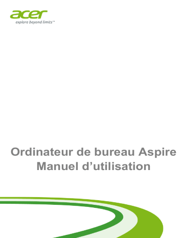 Manuel du propriétaire | Acer Aspire desktop computer 2015 - Windows 10 Manuel utilisateur | Fixfr