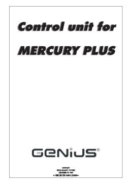 Genius Mercury Plus Manuel utilisateur