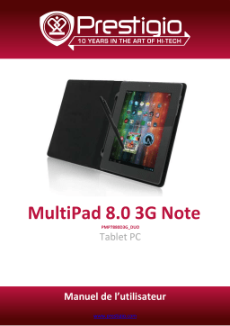 Prestigio MultiPad PMP-7880D 3G Duo Manuel utilisateur