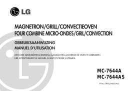 LG MC-7644AS Manuel du propriétaire