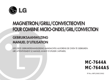 LG MC-7644AS Manuel du propriétaire | Fixfr