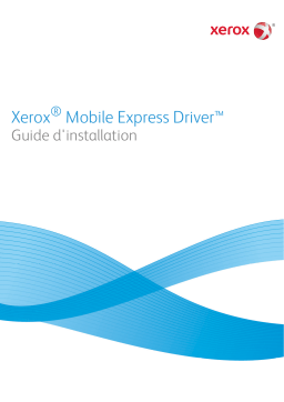 Xerox MOBILE DRIVER Manuel utilisateur