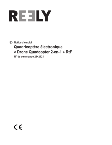 Mode d'emploi | Reely 2142121 Quadcopter RtF Beginner Manuel utilisateur | Fixfr