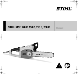 STIHL MSE 170CQ Manuel utilisateur