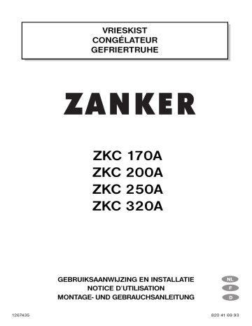 Manuel du propriétaire | ZANKER ZKC320 Manuel utilisateur | Fixfr