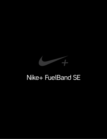 Mode d'emploi | Nike+ FuelBand SE Manuel utilisateur | Fixfr
