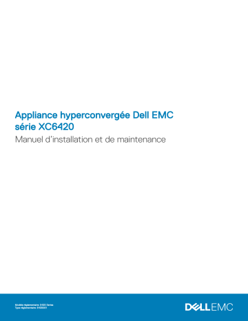 Dell EMC XC Series XC6420 Appliance Manuel du propriétaire | Fixfr