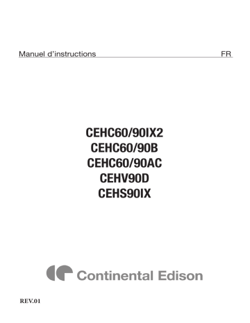 Manuel du propriétaire | CONTINENTAL EDISON CEHC60IX2 Hotte aspirante Manuel utilisateur | Fixfr