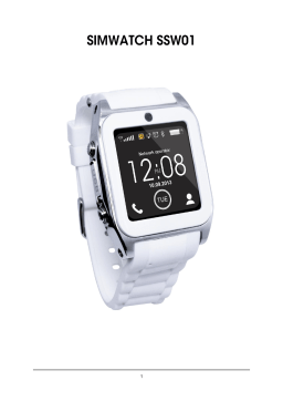 SimWatch SSW-01 Manuel utilisateur