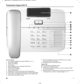 Gigaset DA710 Manuel utilisateur