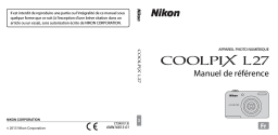 Nikon COOLPIX L27 Manuel utilisateur