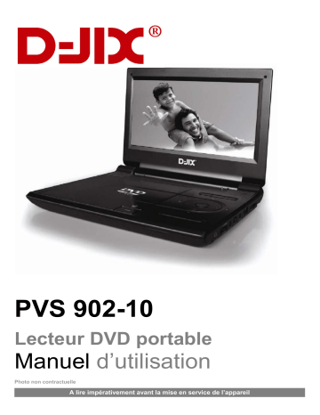 Manuel du propriétaire | D-JIX PVS 902-10 Manuel utilisateur | Fixfr