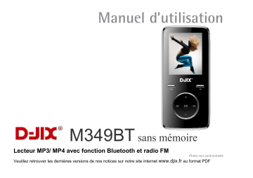 D-JIX M349 BT FM Manuel utilisateur | Fixfr