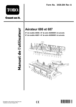 Toro Aerator 686 Manuel utilisateur