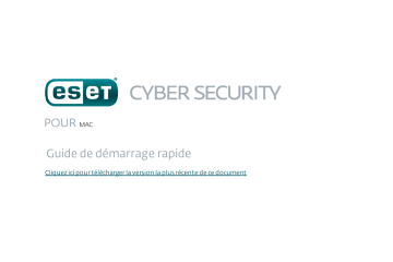 ESET Cyber Security 6 Manuel utilisateur | Fixfr