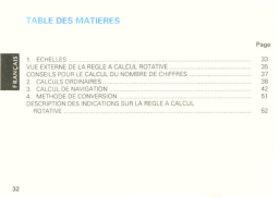 Seiko Rotary Slide Rule Manuel utilisateur