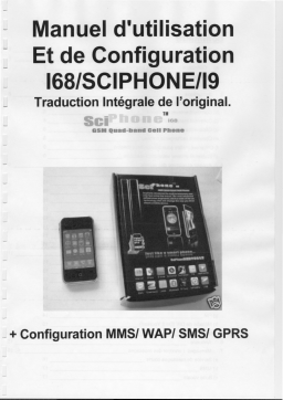 SciPhone I68+ Manuel utilisateur